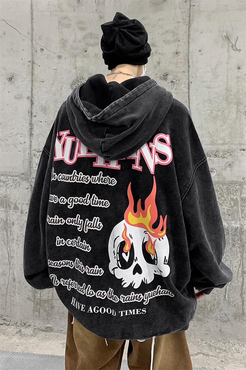 抖音供货、重磅复合450克水洗高街欧美美式卫衣D223A-SX2203-P75,男装卫衣,电商019-1