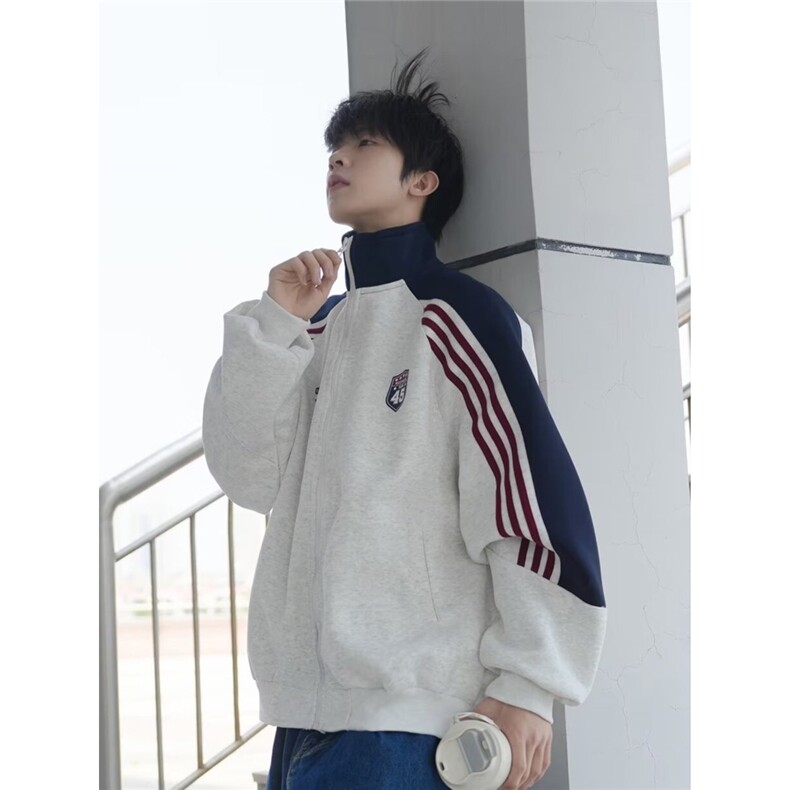 J125-P47新款百搭简约潮流气质华棉复合牛奶丝卫衣流行时尚,男装卫衣,电商B323A