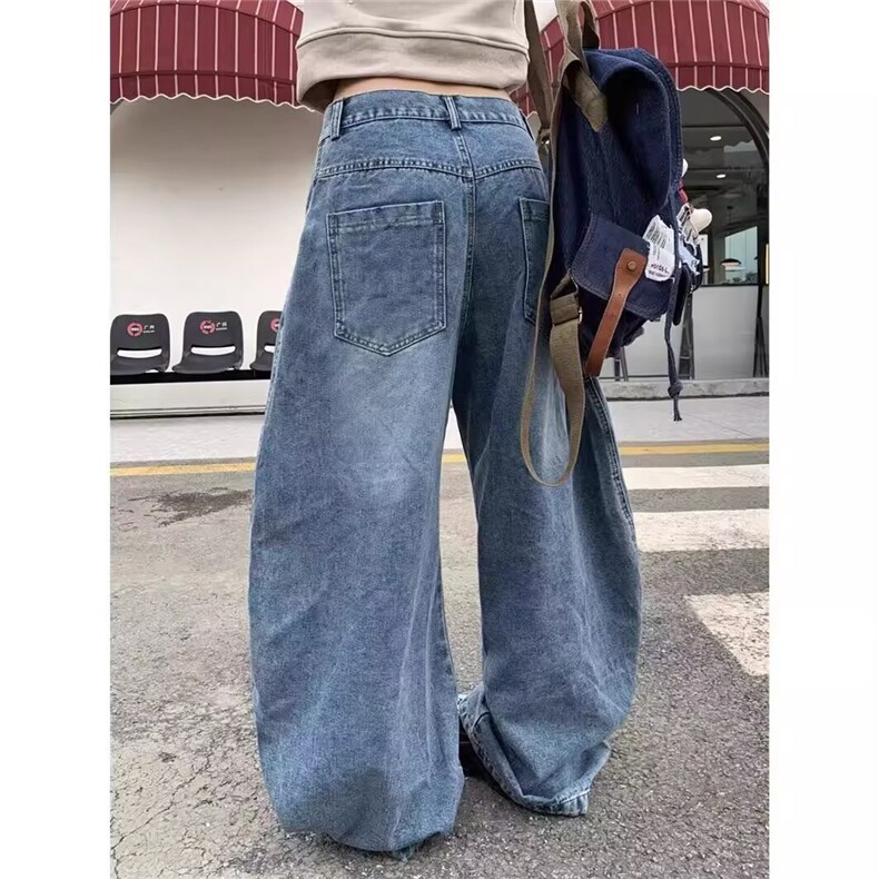儿童牛仔裤男童春秋款2025新款童装卡通简约百搭长裤青少年老爹裤,男装牛仔裤,星座1210-1