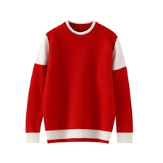 新款双拼色长袖保暖童装，童装儿童羊毛衫，冰晶童装