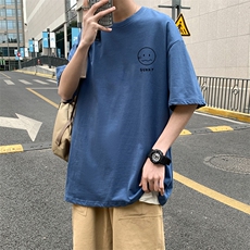 DX17072-P20纯短袖t恤男大码半袖打底衫宽松体恤衫港风，男装T恤，电商A040