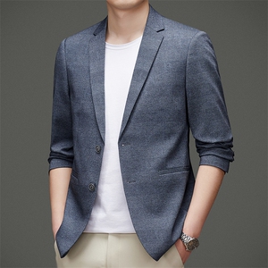 DJ2297钱塘2020-3秋冬季新款时尚休闲简约中年男士西服外套P147图片