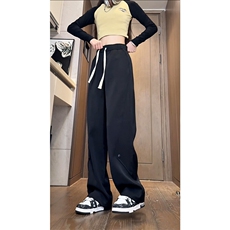 抖音直播新款解构西裤宽松直筒休闲裤长裤潮504-K189-P45控68，男装休闲裤，星座504