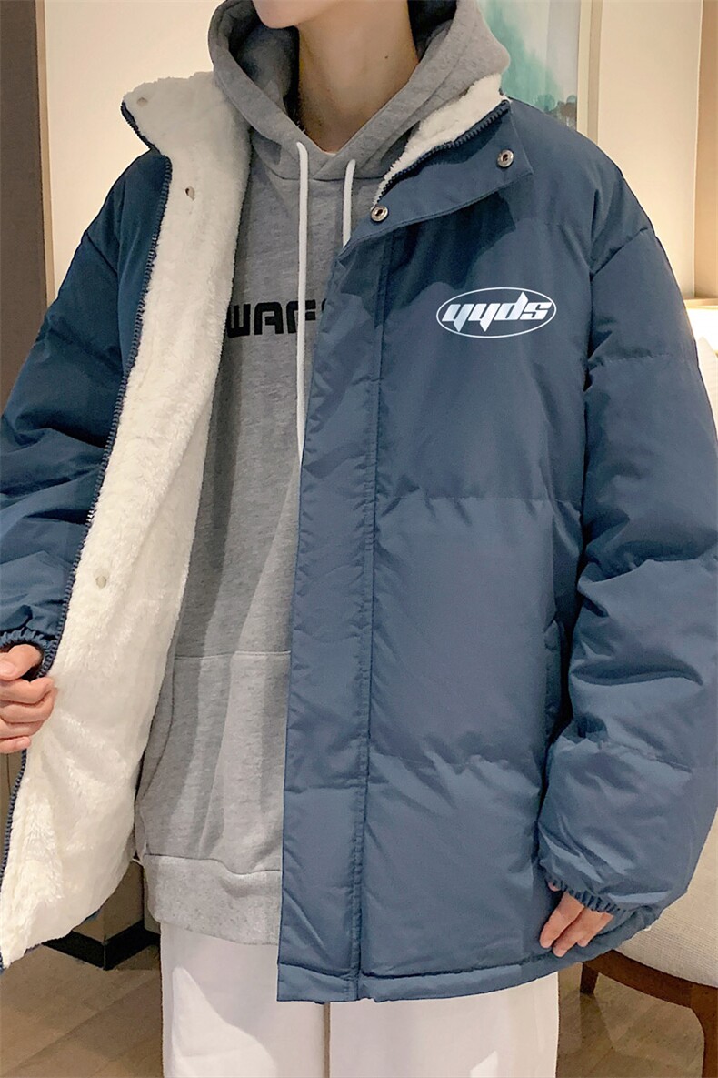 ！2023秋冬新款男士加绒加厚棉衣中性立领棉服外套MY106特P78,男装棉衣,电商B220