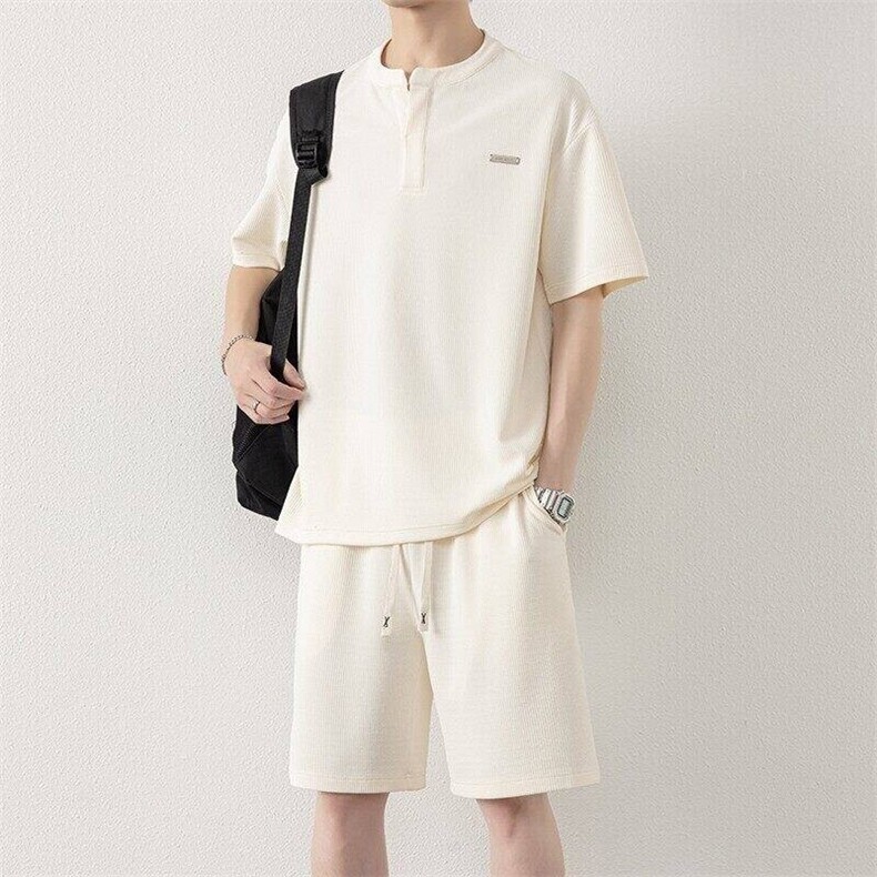 TZ25315-特P60运动服套装男士夏季休闲短袖短裤大码男生酷帅图片
