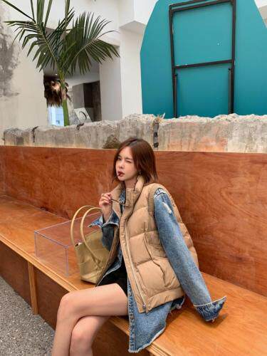 羽绒马甲SML，女装马夹，尚映