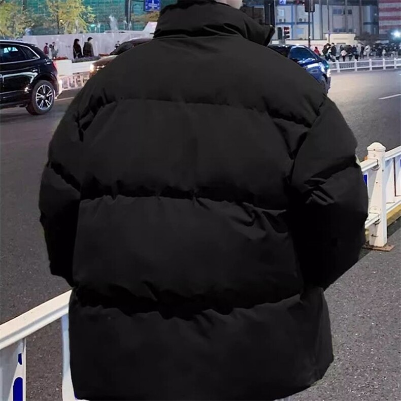 加厚立领羽绒棉衣男装秋冬季保暖宽松面包服情侣外套MW42-P52,男装棉衣,星座208-5
