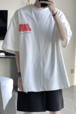 圆领V字拼接T恤短袖五分半袖打底衫XT23-P40控59，男装T恤，星座216(原A116)