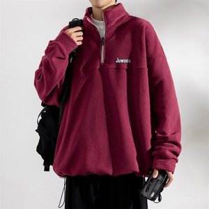 春季现货宽松套头半高领卫衣男DSA157B-W5860-P48图片