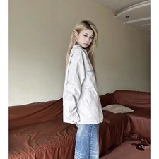 26春装高品质老钱风立领夹克外套男女美式潮牌拉链工装风宽松上衣，男装夹克，电商A486