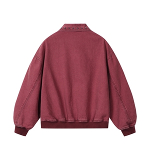 水洗牛仔外套男款春美式痞帅上衣服宽松休闲工装夹克JK1331-P108图片