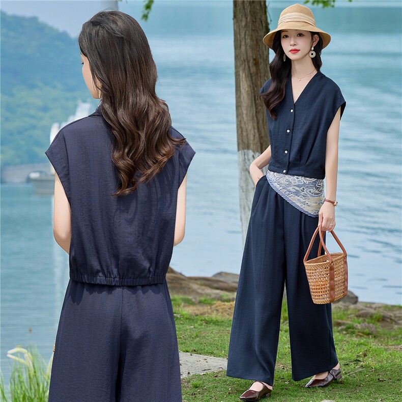 2026年夏季时尚气质休闲两件套,女装套装/套裙,依路服饰