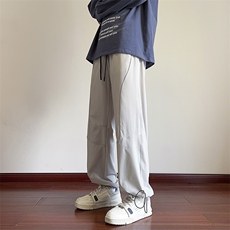 港风休闲裤宽松运动裤拖地裤束脚裤男KP812P45，男装休闲裤，星座1204-3