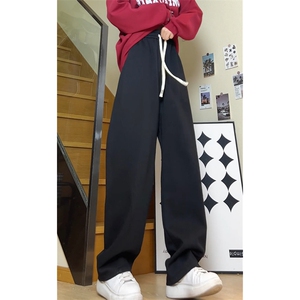 美式斜切弯刀版型卫裤大码宽松休闲运动裤长裤K8547-P16【特价】图片