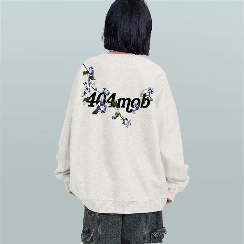 小花刺绣棒球服男女秋季新款宽松bf美式复古情侣夹克HH8147P74,男装夹克,星座1013-5