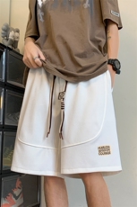 8XL-M抖音品质特大码ins潮流亮色休闲短裤印花五分裤DK1521P35，男装休闲裤，电商D206-1