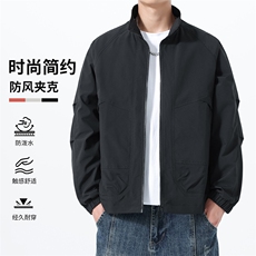 311B-1-893-P55控98秋季新款夹克外套男立领户外休闲上衣，男装夹克，星座311B-1