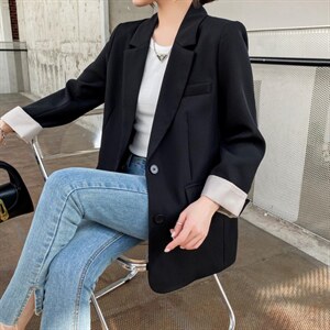 春款西装,女装西装,暗香