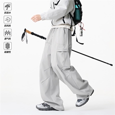 抖音品质山系户外多功能设计感休闲冲锋裤B315-K26038-特p40控85，男装休闲裤，电商B315