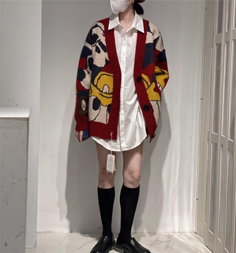 彩色米奇头开衫，其它，驿谷