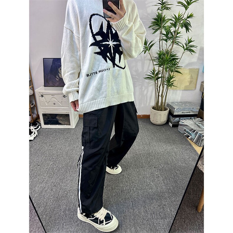 美式复古巴黎神裤hiphop嘻哈速干工装裤潮牌XZ-310A-4-KZ10,男装休闲裤,星座310A-4