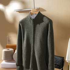 2025秋冬百搭时尚半高领长袖针织衫，男装羊绒套衫，澳坤羊绒