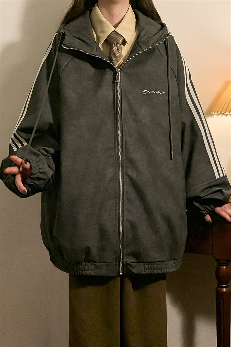 春秋三条杠皮衣美式潮牌情侣装夹克外套XZ102B-1-JK2561P85,男装皮衣,星座102B-1