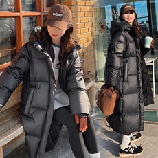 男女同穿冬季黑色鹅绒羽绒服短款新款高级感炸街加厚连帽面包服，女装羽绒服，韩蜜菓