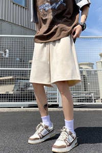 8XL-M 特大码短裤男美式个性潮麂皮绒运动短裤男五分裤DK1535P25图片