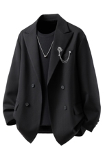 西服送胸针96%绦纶4%氨纶M-5XL大码XF78145P85控139西裤78151P45，男装西服，星座227-7