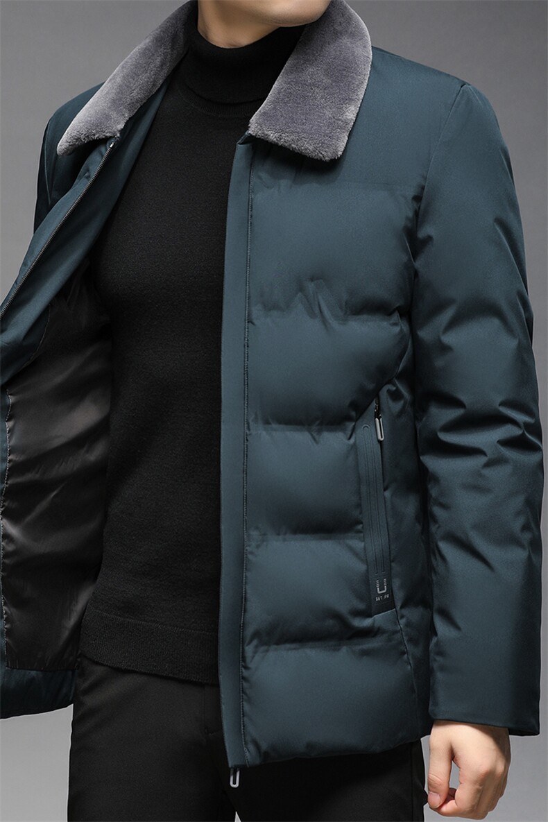 2023冬季新款男士棉服外套男装立领毛领修身加棉保暖休闲棉衣P135,男装棉衣,钱塘6003（原4033）