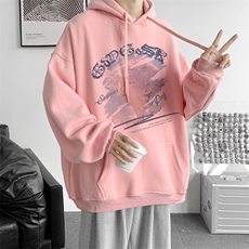 华棉春秋内景重磅复古宽松连帽卫衣男WY00663/P45加绒P50，男装卫衣，电商B316