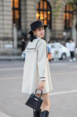 双面奥驼绒大衣，其它，雪飞诗