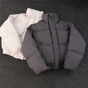 短款棉服男款冬季加厚保暖衣服男女2025新款韩版痞帅宽松棉衣外套图片