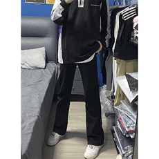 B221美式ins高街暗黑小众修身弹力休闲牛仔裤LK23010-P60控78，男装牛仔裤，电商B221