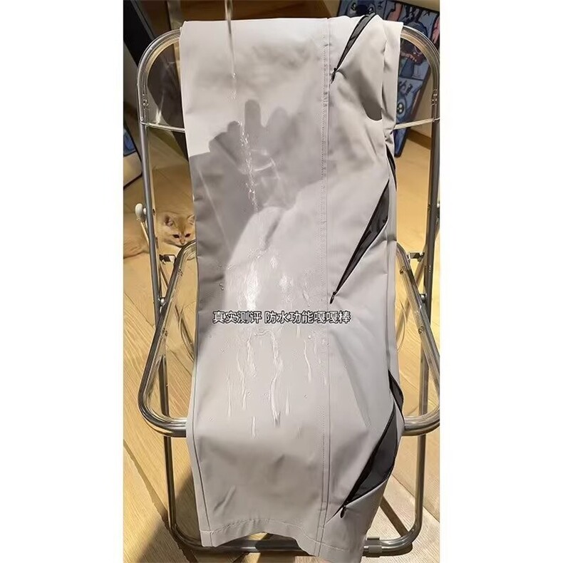 多拉链设计工装裤裤子男款夏季防水冲锋裤户外解构伞兵直筒运动裤,男装休闲裤,电商B212（原钱塘6029）