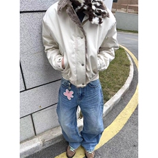 白羚羊棉衣外套休闲韩版棉袄上衣D328-MY996-P128，男装棉衣，电商D328