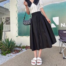清新上衣?布半裙，女装半身裙，安玖拉