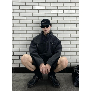 【有货】cleanfit工装外套男春秋美式高街短款夹克JK8325CC-P78图片
