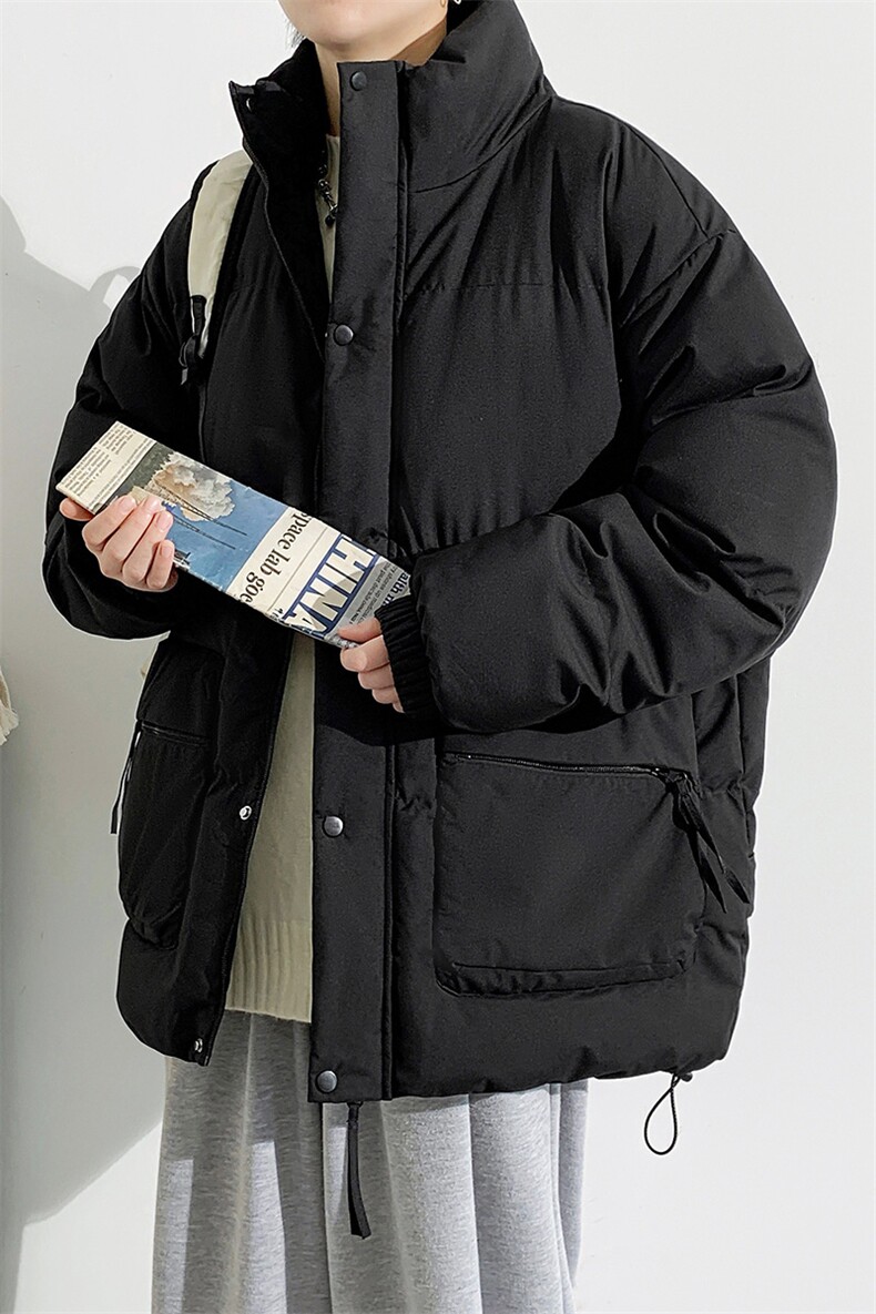 冬上新加棉宽松棉服潮青少年立领棉衣外套男女8349-P115控价158,男装棉衣,电商A441-1