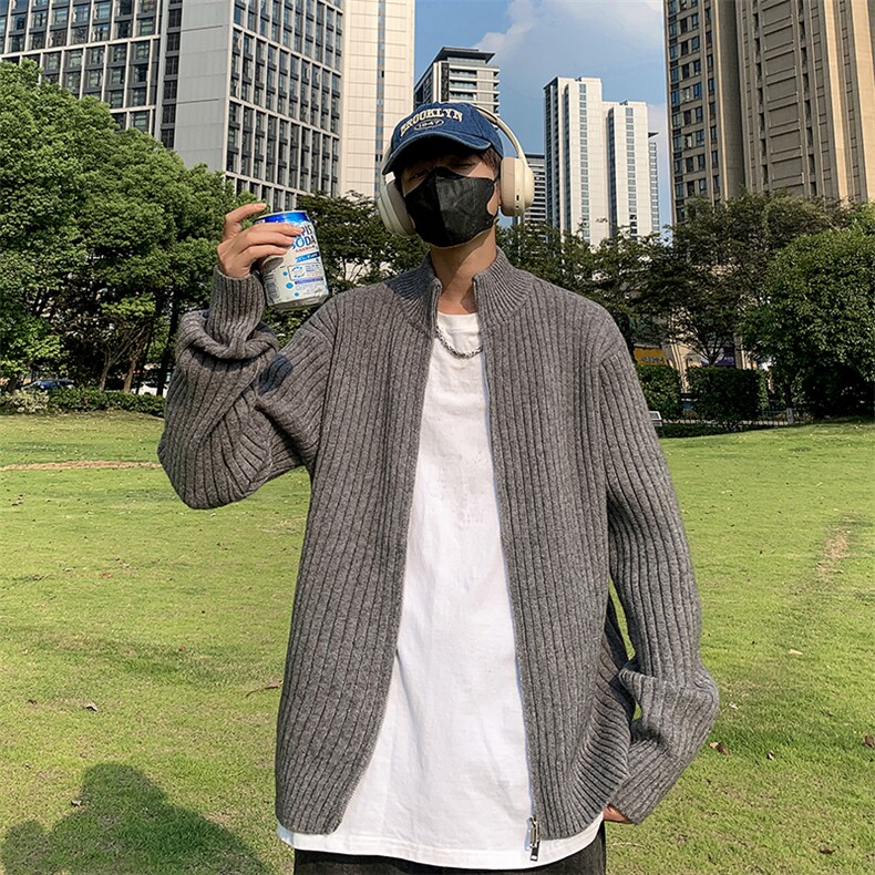 针织衫开衫男女韩版潮流宽松百搭保暖2024冬季ins毛衣MZ574-P52,男装针织衫/毛衣,星座412-2