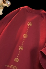 已做版权新中式宽松潮牌潮T恤嘻哈风短袖T00-P28，男装T恤，星座205-5
