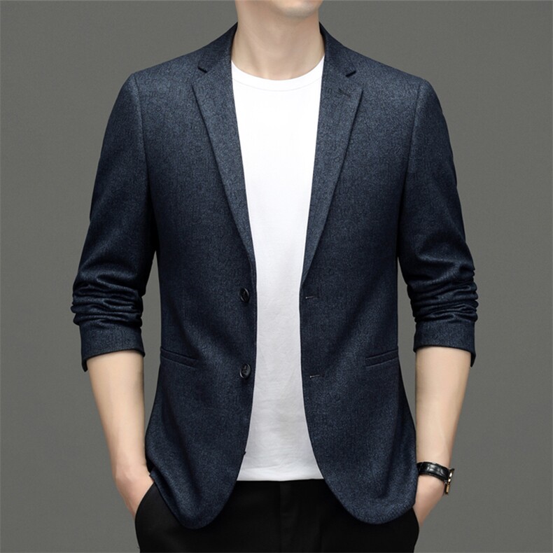 BF22615钱塘2020-2中年男士春秋新款时尚简约西服外套货稳P165图片