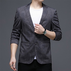 秋季新款西装男西服简约外套西服商务休闲小西装单西，男装西服，电商B360