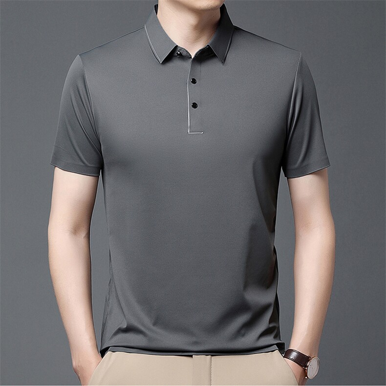 夏季男短袖T恤商务休闲男装中年翻领polo衫半袖上衣JD6816-P57,男装Polo衫,星座1105-3