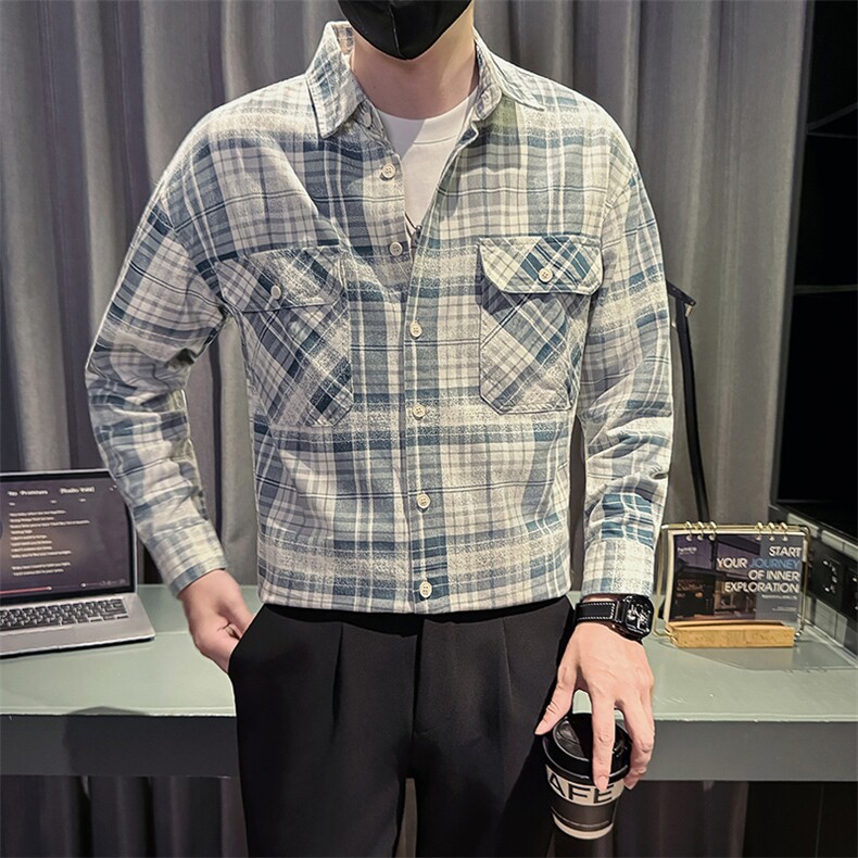 新款社会小伙秋冬男加厚寸衫型夹克男店主棉外套JK827-P68控98,男装夹克,星座301B-1