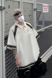 polo衫短袖t恤男 夏季宽松休闲半拉链体恤衫 XZ514-2-202482-P63图片