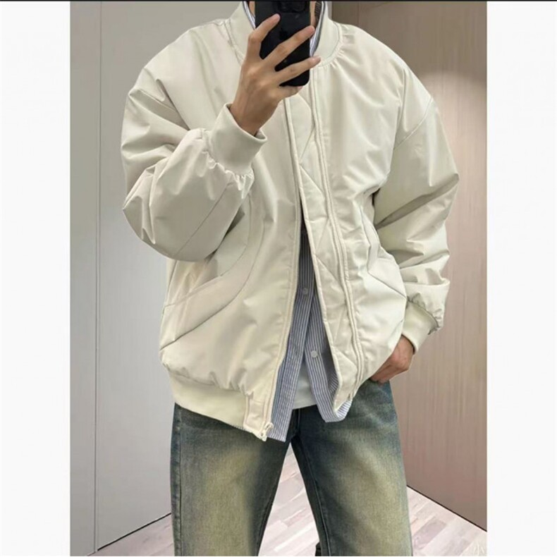 弯刀棉衣男棒球领二开加厚棉袄DSA157B-M8868-特P55,男装棉衣,电商A157B