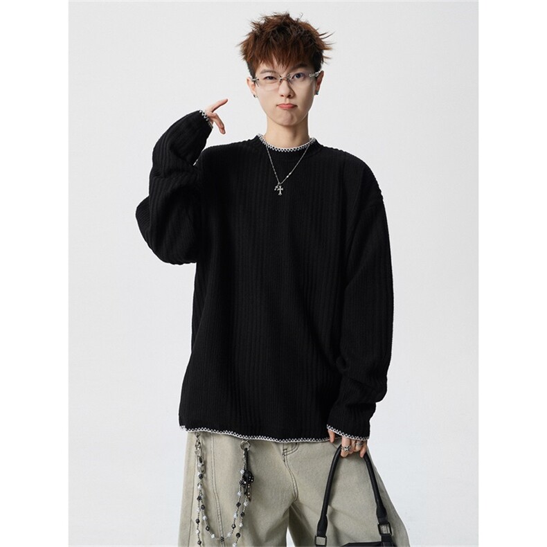 电商DSA028-CX2602特P28新款长袖男t恤内搭男款打底衫上衣，男装T恤，电商A028