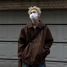 美式复古扎染夹克外套男春秋款潮牌痞帅休闲上衣JK2377，男装夹克，星座208-5
